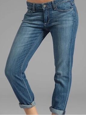 PAIGE Women's Jimmy Jimmy Skinny Jeans in Medium Blue Wash